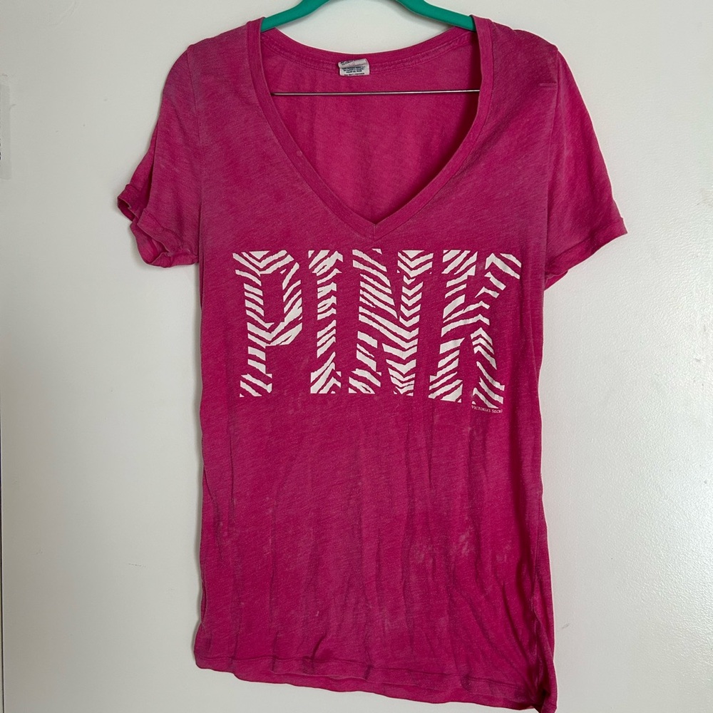 Victoria’s Secret Pink Women's V-Neck T-Shirt